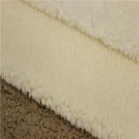 Buy cheap New fashion Weft Knitted Cotton 100% Polyester Sherpa Fleece Fabric Made In product
