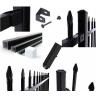 Buy cheap Cheap Villa 2100x2400mm black tubular fencing galvanized for hot sale from wholesalers