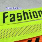 Reflective Clothing Brand Tags Logo Printing On Woven Tape For Sport Clothes