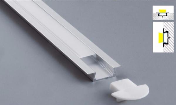 Buy cheap Waterproof U Shaped Aluminum Channel , Led Strip Light Aluminum Channel from wholesalers
