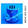 Buy cheap MARINE CARBON STEEL HOT-DIP GALVANIZED ROUND FLANGED DECK LEAK YBS32A CB/T3885-2014 from wholesalers