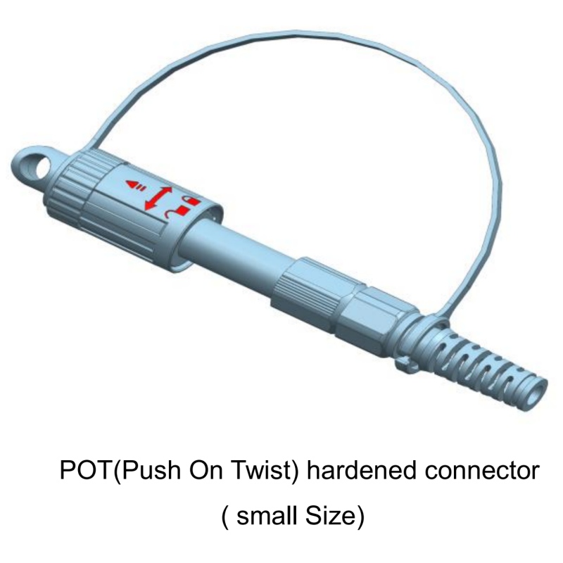 IP68 Waterproof FTTA Optical Fiber Connector Compatible with Huawei 9 9 in 1 Slim Design 1