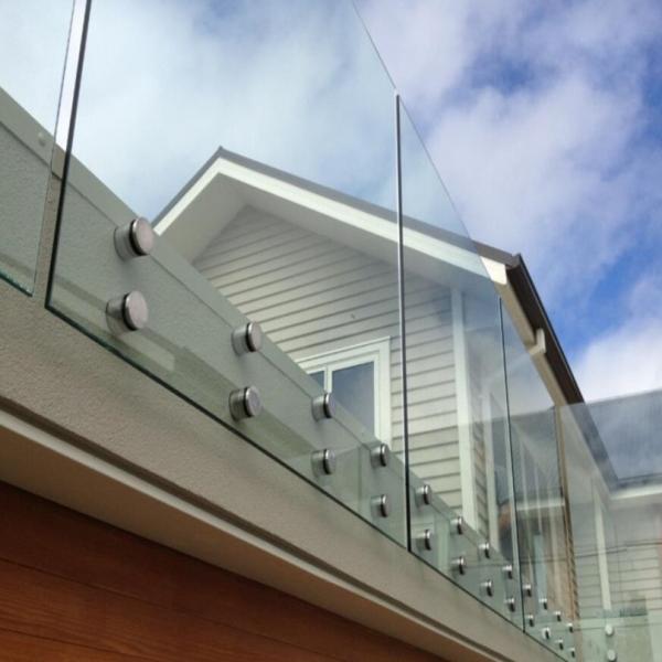 Buy cheap Outdoor Balcony Glass Railing Tempered Glass Toughened Glass Balustrade Railing Systems Frameless Glass Handrail Balustrade from wholesalers