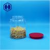 Buy cheap Oval Shaped Clear Plastic Nuts Candies Pepper Cookies Baby Food Jar Screw Top Lid from wholesalers