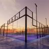 Buy cheap Building Padel Court Supplier 10*20m 6x20m Panoramic Padel Outdoor Court Customized Environmental Protection Materials Color from wholesalers