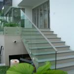 House Villa Decoration Aluminum Glass Railing System Balustrade Stair Rail