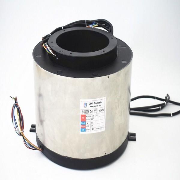 Buy cheap 4*63A 12*10A IP65 200mm Offshore Crane Waterproof Slip Ring from wholesalers
