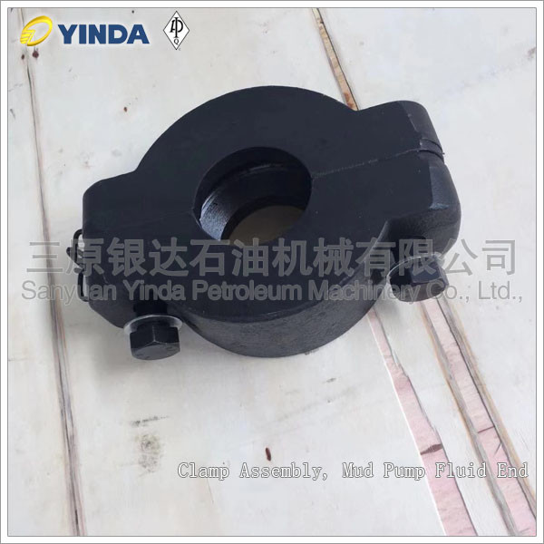 Haihua F1600 Mud Pump Clamp Assembly, Mud Pump Fluid End HH11309A.05.21.001.159 mud pumps for drilling rigs