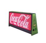 Double Faced Taxi Advertising Screens , Taxi Top Led Sign 320*160mm Module Size