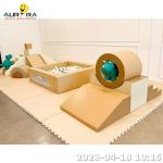 Brown Toddler Training Body Play Toys Soft Play Climbing Indoor Playground