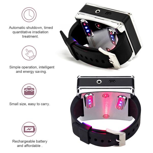 Red Light Therapy Wrist Watch, Low Intensity Acupuncture Infrared Light for Knee