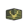 Buy cheap Flag Custom 3D Rubber Patches , Chenille Embroidery Rubber Badges For Clothing from wholesalers