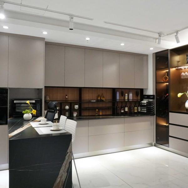 Buy cheap Philippines 304 Stainless Steel Kitchen Cabinet Customized Beveled Edge from wholesalers