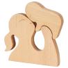 Buy cheap Eco-friendly Wooden 3D Building Blocks Creative Art Gift Home Ornament Decoration Solid Wood Kids Toys DIY wooden toy from wholesalers