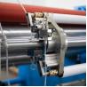 Buy cheap Food Packaging Semi Automatic Double Station Cling Film Baking Paper Aluminum Foil Roll Rewinding Machine from wholesalers