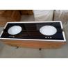 Buy cheap Mozambique Black Granite Bathroom Countertops Low Absorption 22 Inch Size from wholesalers