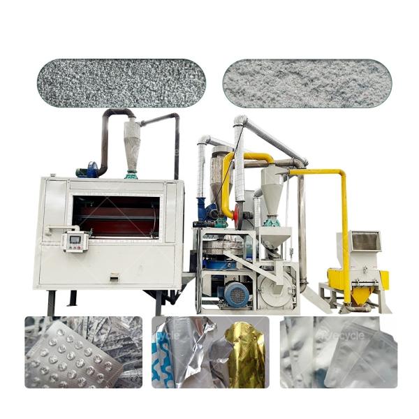 200-1000kg/h Working Capacity Medical Blister Pack Recycling Machine for Wood