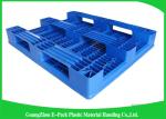 Warehouse Logistics Heavy Duty Plastic Pallets Double Sides 1200 * 1000 * 170mm