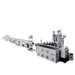 Buy cheap 90-200mm PE HDPE Pipe Production Line Water Supply Floor Heating Pipe With High Efficient Single Screw Extruder SJ75/38 from wholesalers