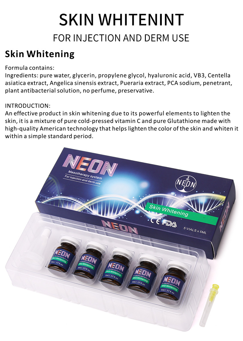 5ml Skin Whitening Serum Mesotherapy Injection Face Serum For Young Skin