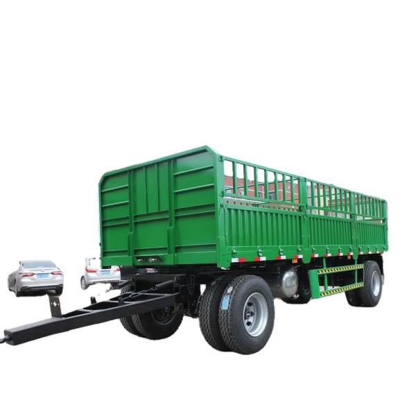 Max Payload 30-100T 20ft Draw Bar Trailer for Full Truck Tractor Trailers on