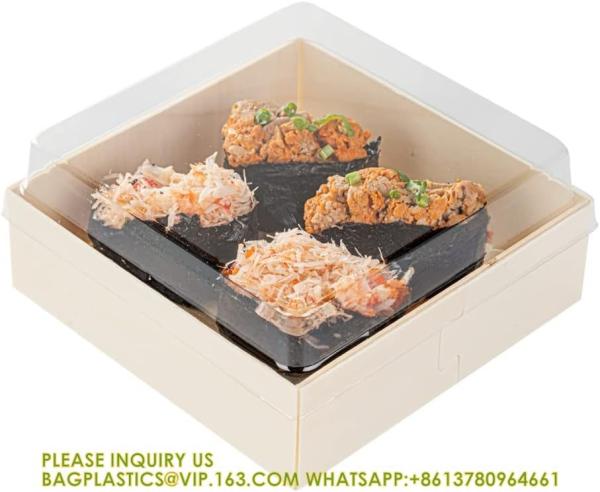 Buy cheap 17 Ounce Square Straight Wooden Containers - Containers Sold Separately, Clear Plastic To Go Box Lids from wholesalers