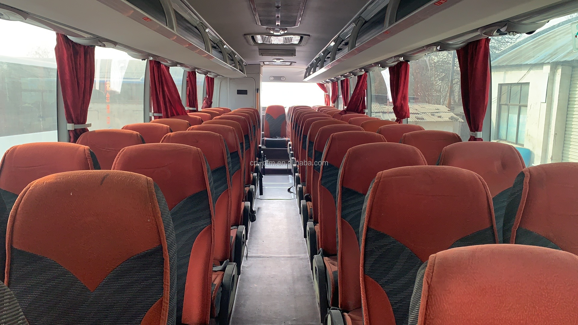 40 45 Seater Used Coach Buses With Toilet Good Condition and Euro 3 Emission Standard