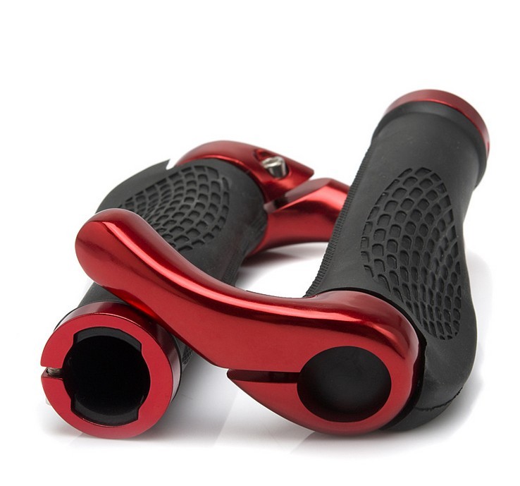 Mountain Bike Spare Parts Rubber Aluminum 225cm Bike Horn Grips