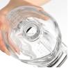 Buy cheap Customized Transparent Fashion Shape of Brandy Whiskey Glass Bottle for Party Customized from wholesalers