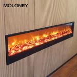 3000mm Parlour Decoration Plug-In Electric Fireplace Heater LED Light Flame