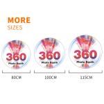 100cm Wireless RGB Automatic 360 Rotating Photo Booth Machine Selfie Video