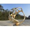 Buy cheap Handmade Abstract Outdoor Bronze Sculpture , Painted Outdoor Lawn Ornament from wholesalers