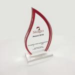 High End Blank Acrylic Award Number Block Plaque Trophy Plexiglas Number Block