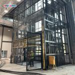 1-2 Floors Heavy Duty Goods Lift 10m Hydraulic Goods Elevator