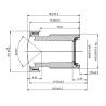 Buy cheap 6mm M12 Car Wide Angle Lens , F2.1 M12 Wide Angle Lens No Waterproof from wholesalers