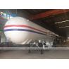 Buy cheap 3 Axle 25mt 58.5m3 Liquid Propane Transport Tanker Delivery Semi Trailer from wholesalers
