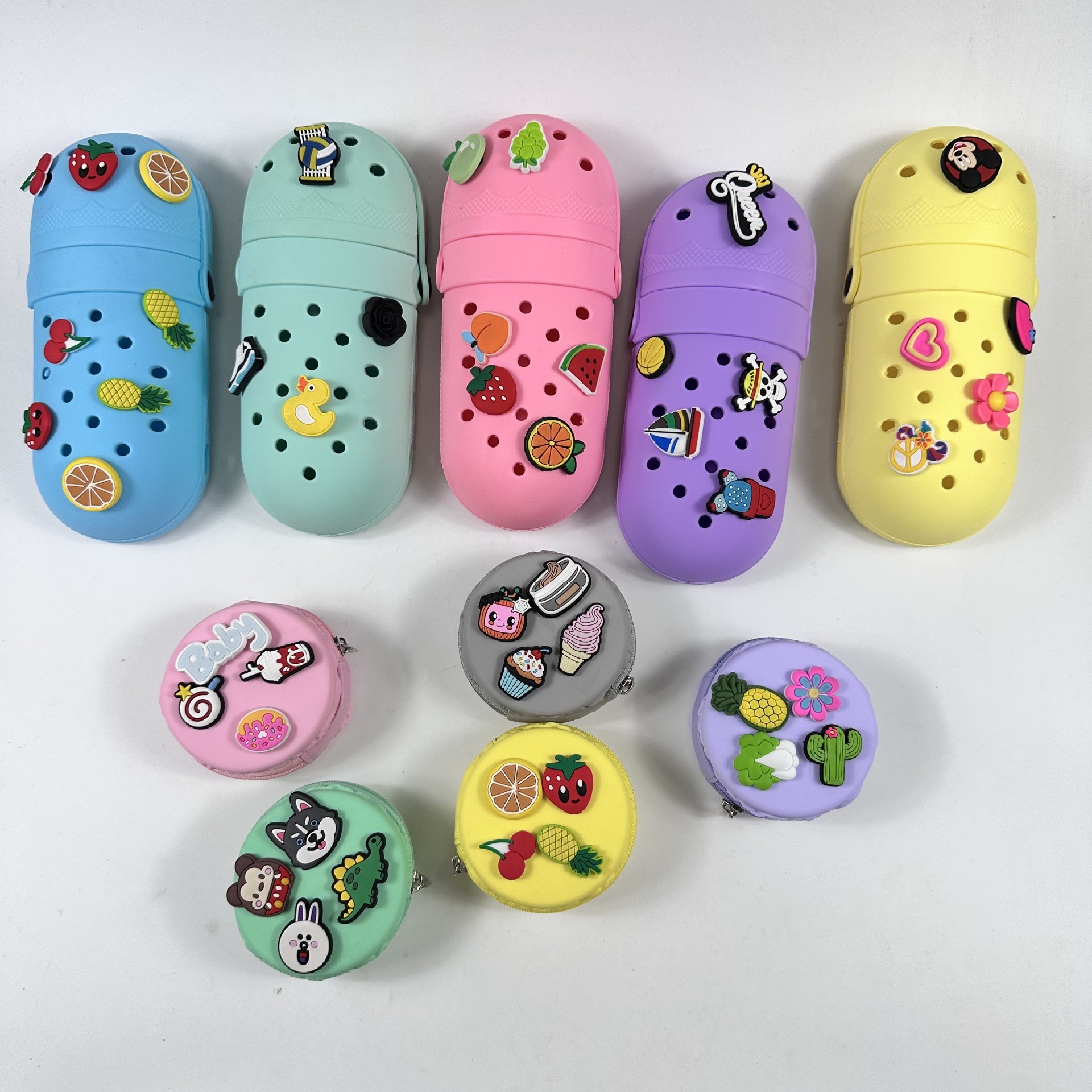 DIY Silicone Pencil Box Case Holder Flexible Easy To Clean Waterproof Student School Supplies