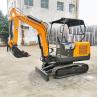 Buy cheap Hydraulic Tiny Mini Excavator 2000kg 4km/h Compact Digging Equipment from wholesalers
