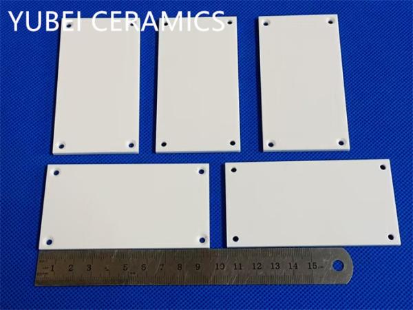 Buy cheap 95% Alumina Ceramic Plates White Heat Dissipation Size Customized from wholesalers
