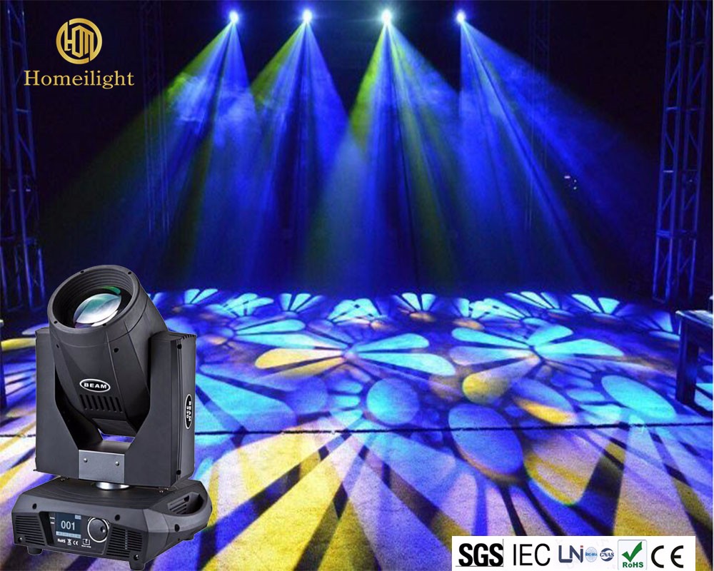 Lamp Bead Life 50000 Hours 15R Stage Lighting Effect Spot Wash 330W LED Moving Head Beam 3 in 1
