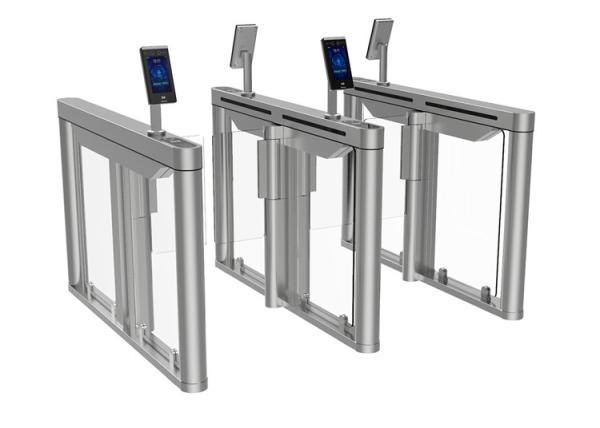 Buy cheap Biometric Vertical Turnstile Gate SS304 Case Transparent Acrylic Arm from wholesalers