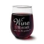 Buy cheap PET Tritan Stemless Reusable Plastic Wine Glasses Personalized Unbreakable from wholesalers
