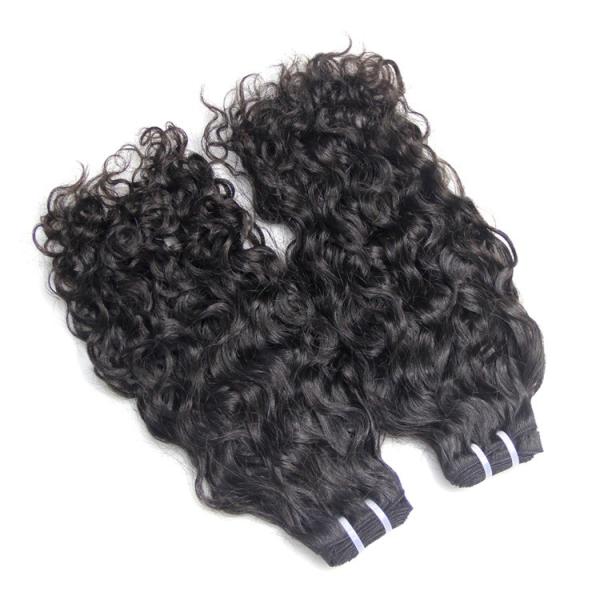 Buy cheap Water Wave Brazilian Human Hair Bundles Dyed And Bleached Available / 12-26 Inch from wholesalers