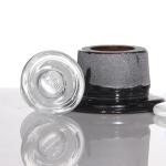 Apothecary Reagent Amber Glass Pill Jar 120ml Medicine Bottle