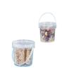 Buy cheap Food Grade Candy Snack Bucket Clear Sealed Jar 1L Capacity ISO9001SGS Accredited from wholesalers