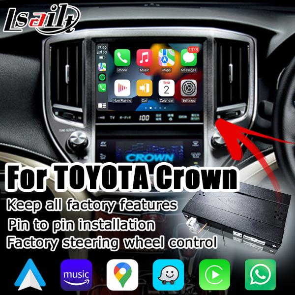 Buy cheap Toyota Crown S210 AWS215 GWS214 Majesta Athlete OEM style wireless carplay android auto multimedia system upgrade AUX from wholesalers
