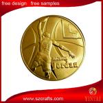 Manufacturer coins euro metal commemorative coin / gold coin 24k