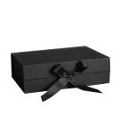 High End Flip Top Luxury Shoe Box Packaging Magnetic With Ribbon