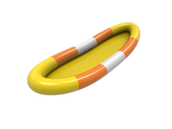 Buy cheap PVC Inflatable Water Pool White Yellow Orange Color 2.5m For Children from wholesalers