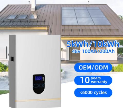 Buy cheap Wall Mount Battery Lifepo4 Power Wall Battery 10kwh 48v 200ah Solar Energy Storage Battery from wholesalers